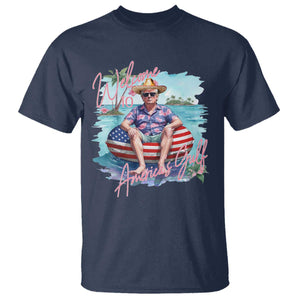 Funny Trump 2025 Welcome To America's Gulf T Shirt Trump Sombrero Hat TS11 Navy Print Your Wear