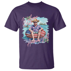 Funny Trump 2025 Welcome To America's Gulf T Shirt Trump Sombrero Hat TS11 Purple Print Your Wear