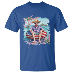 Funny Trump 2025 Welcome To America's Gulf T Shirt Trump Sombrero Hat TS11 Royal Blue Print Your Wear