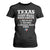 Proud American Texan T Shirt For Women Texas Three Major Food Groups BBQ Tex Mex Chicken TS11 Black Print Your Wear