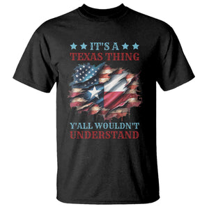 It's A Texas Thing Y'all Wouldn't Understand T Shirt USA Texas Flag TS11 Black Print Your Wear