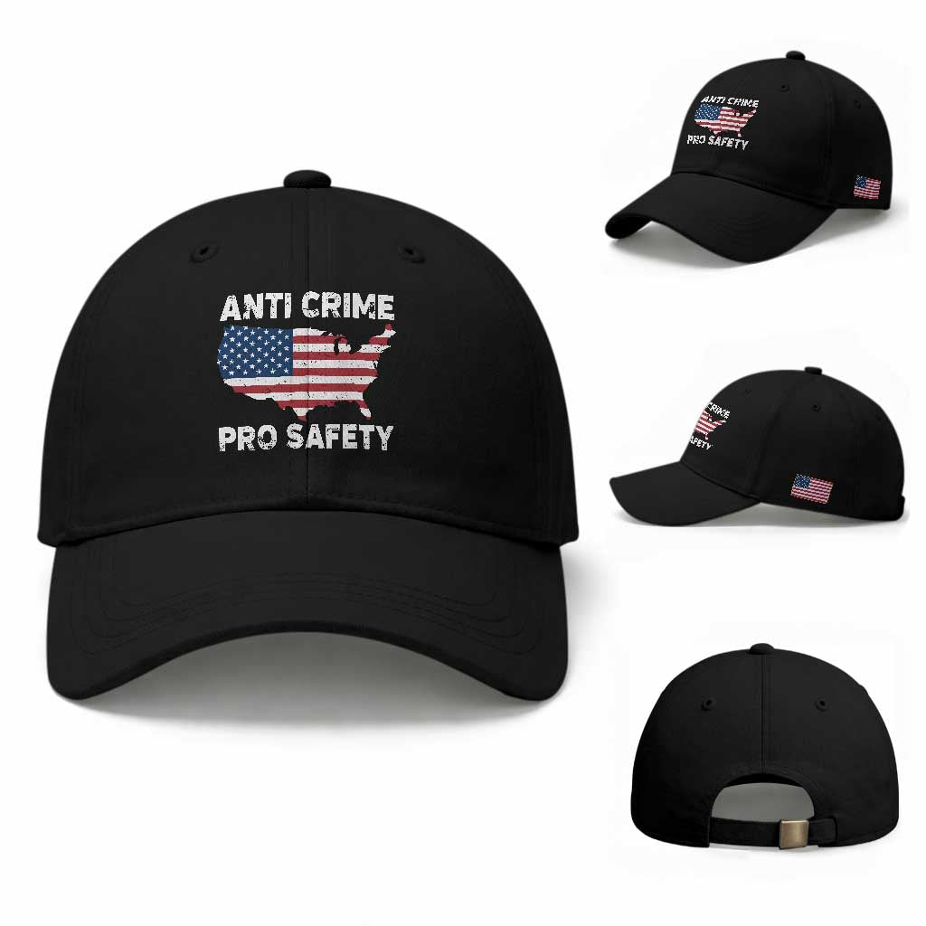 Anti Crime Pro Safety Baseball Cap Mayor Resistance Protest Jacob Political TS11 Baseball Cap Universal Fit Black Print Your Wear