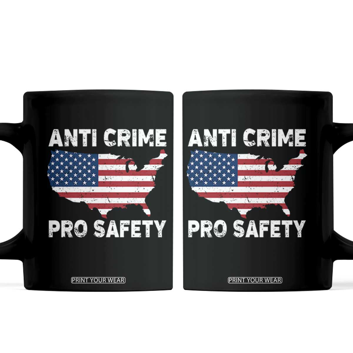 Anti Crime Pro Safety Coffee Mug Mayor Resistance Protest Jacob Political TS11 Black Print Your Wear