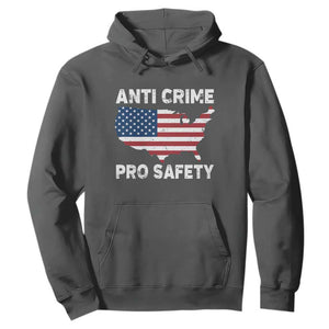 Anti Crime Pro Safety Hoodie Mayor Resistance Protest Jacob Political TS11 Dark Heather Print Your Wear