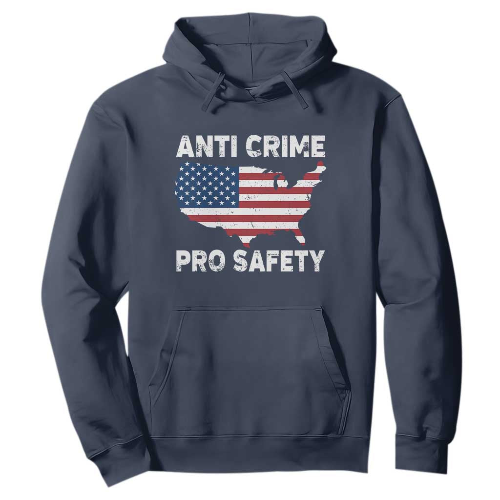 Anti Crime Pro Safety Hoodie Mayor Resistance Protest Jacob Political TS11 Navy Print Your Wear