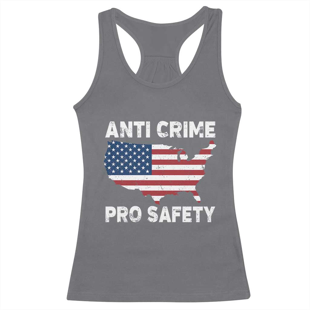 Anti Crime Pro Safety Racerback Tank Top Mayor Resistance Protest Jacob Political TS11 Charcoal Print Your Wear
