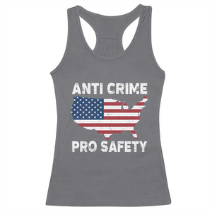 Anti Crime Pro Safety Racerback Tank Top Mayor Resistance Protest Jacob Political TS11 Charcoal Print Your Wear