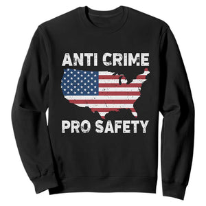 Anti Crime Pro Safety Sweatshirt Mayor Resistance Protest Jacob Political TS11 Black Print Your Wear