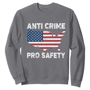 Anti Crime Pro Safety Sweatshirt Mayor Resistance Protest Jacob Political TS11 Charcoal Print Your Wear