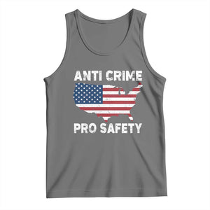 Anti Crime Pro Safety Tank Top Mayor Resistance Protest Jacob Political TS11 Black Heather Print Your Wear