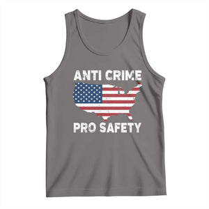 Anti Crime Pro Safety Tank Top Mayor Resistance Protest Jacob Political TS11 Deep Heather Print Your Wear