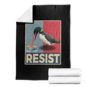 Minnesota Loon Resist Throw Blanket Loon Bird Laser Ice Cube Poster Graphic TS11 Black Print Your Wear
