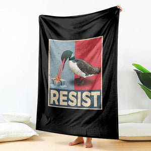 Minnesota Loon Resist Throw Blanket Loon Bird Laser Ice Cube Poster Graphic TS11 Print Your Wear