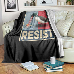 Minnesota Loon Resist Throw Blanket Loon Bird Laser Ice Cube Poster Graphic TS11 Print Your Wear