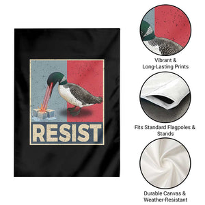 Minnesota Loon Resist Garden Flag Loon Bird Laser Ice Cube Poster Graphic TS11 Print Your Wear