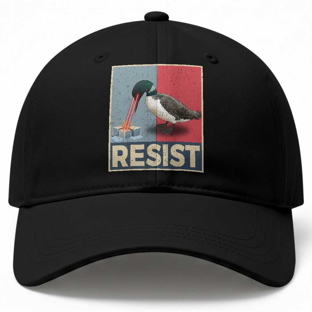 Minnesota Loon Resist Baseball Cap Loon Bird Laser Ice Cube Poster Graphic TS11 Print Your Wear