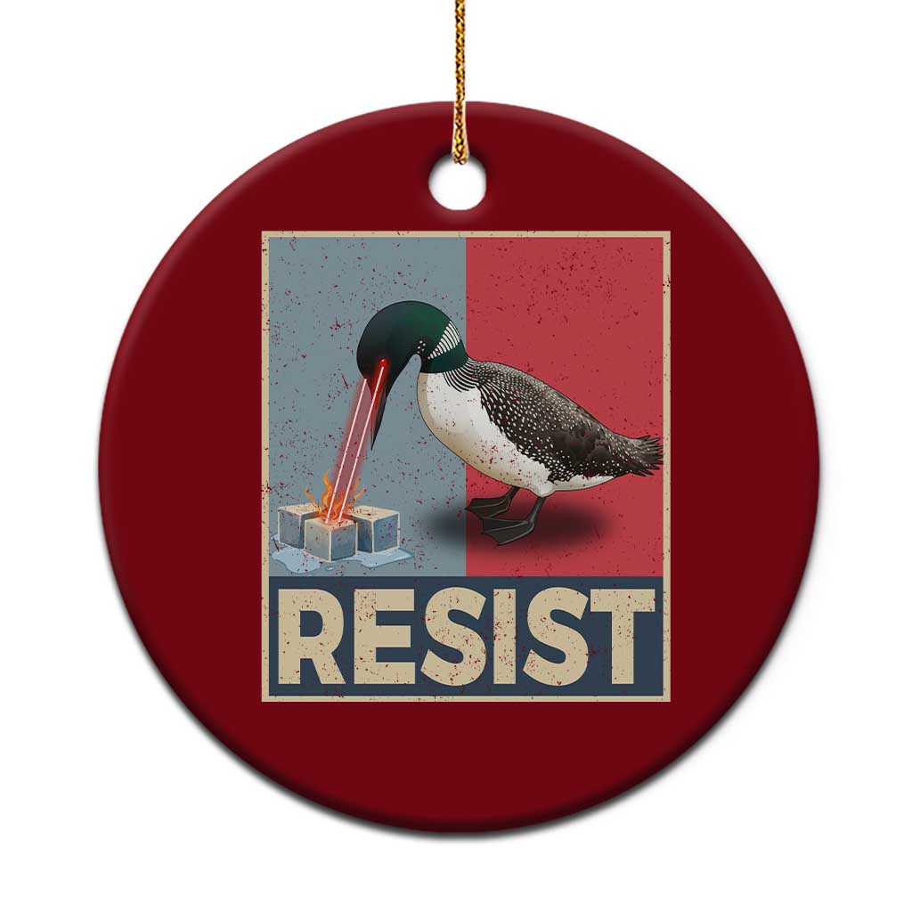 Minnesota Loon Resist Ceramic Ornament Loon Bird Laser Ice Cube Poster Graphic TS11 1pc Red Print Your Wear