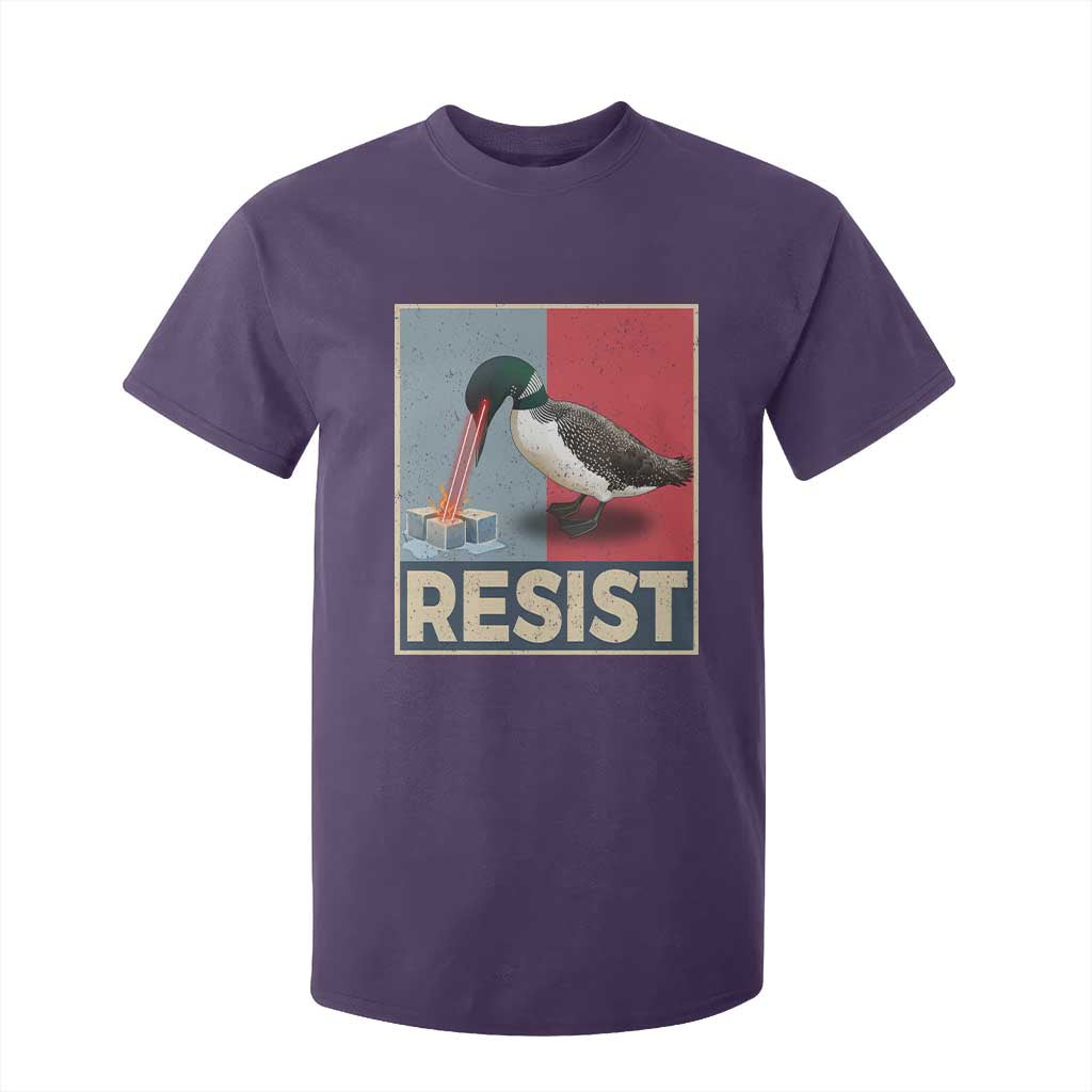 Minnesota Loon Resist T Shirt For Kid Loon Bird Laser Ice Cube Poster Graphic TS11 Purple Print Your Wear