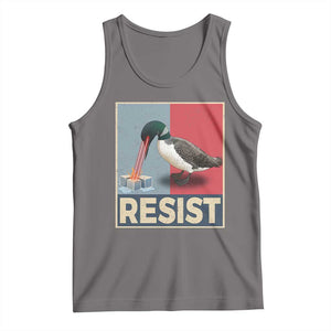 Minnesota Loon Resist Tank Top Loon Bird Laser Ice Cube Poster Graphic TS11 Deep Heather Print Your Wear