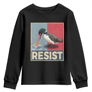 Minnesota Loon Resist Youth Sweatshirt Loon Bird Laser Ice Cube Poster Graphic TS11 Black Print Your Wear