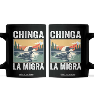 Chinga La Migra Coffee Mug Minnesota Loon Laser Ice Cube Political Protest TS11 Black Print Your Wear