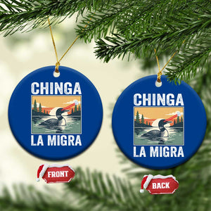 Chinga La Migra Ceramic Ornament Minnesota Loon Laser Ice Cube Political Protest TS11 1pc Blue Print Your Wear