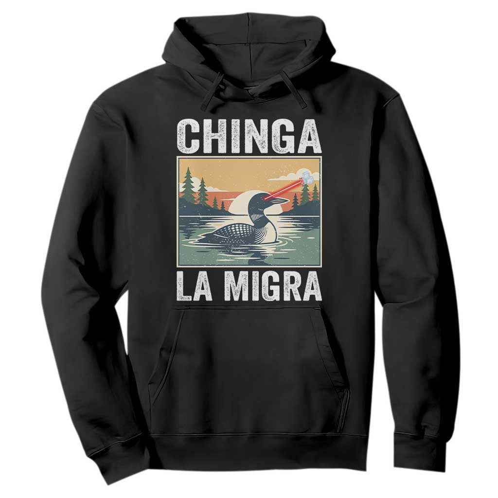 Chinga La Migra Hoodie Minnesota Loon Laser Ice Cube Political Protest TS11 Black Print Your Wear