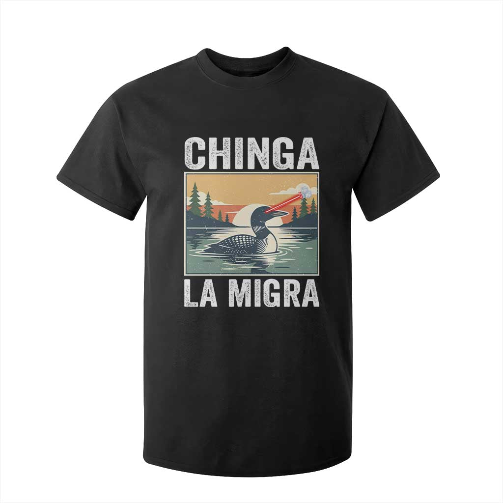 Chinga La Migra T Shirt For Kid Minnesota Loon Laser Ice Cube Political Protest TS11 Black Print Your Wear