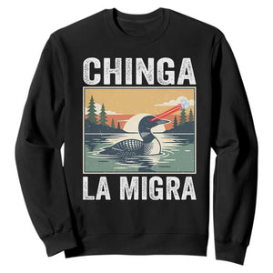 Chinga La Migra Sweatshirt Minnesota Loon Laser Ice Cube Political Protest TS11 Black Print Your Wear