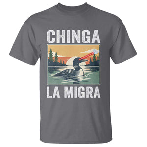 Chinga La Migra T Shirt Minnesota Loon Laser Ice Cube Political Protest TS11 Charcoal Print Your Wear