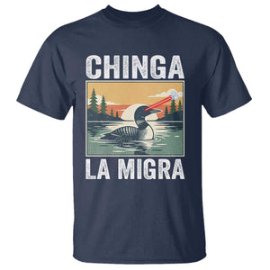 Chinga La Migra T Shirt Minnesota Loon Laser Ice Cube Political Protest TS11 Navy Print Your Wear
