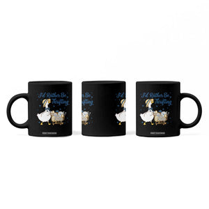 Silly Goose I Would Rather Be Thrifting Coffee Mug Funny Shopping Goose TS11 Print Your Wear