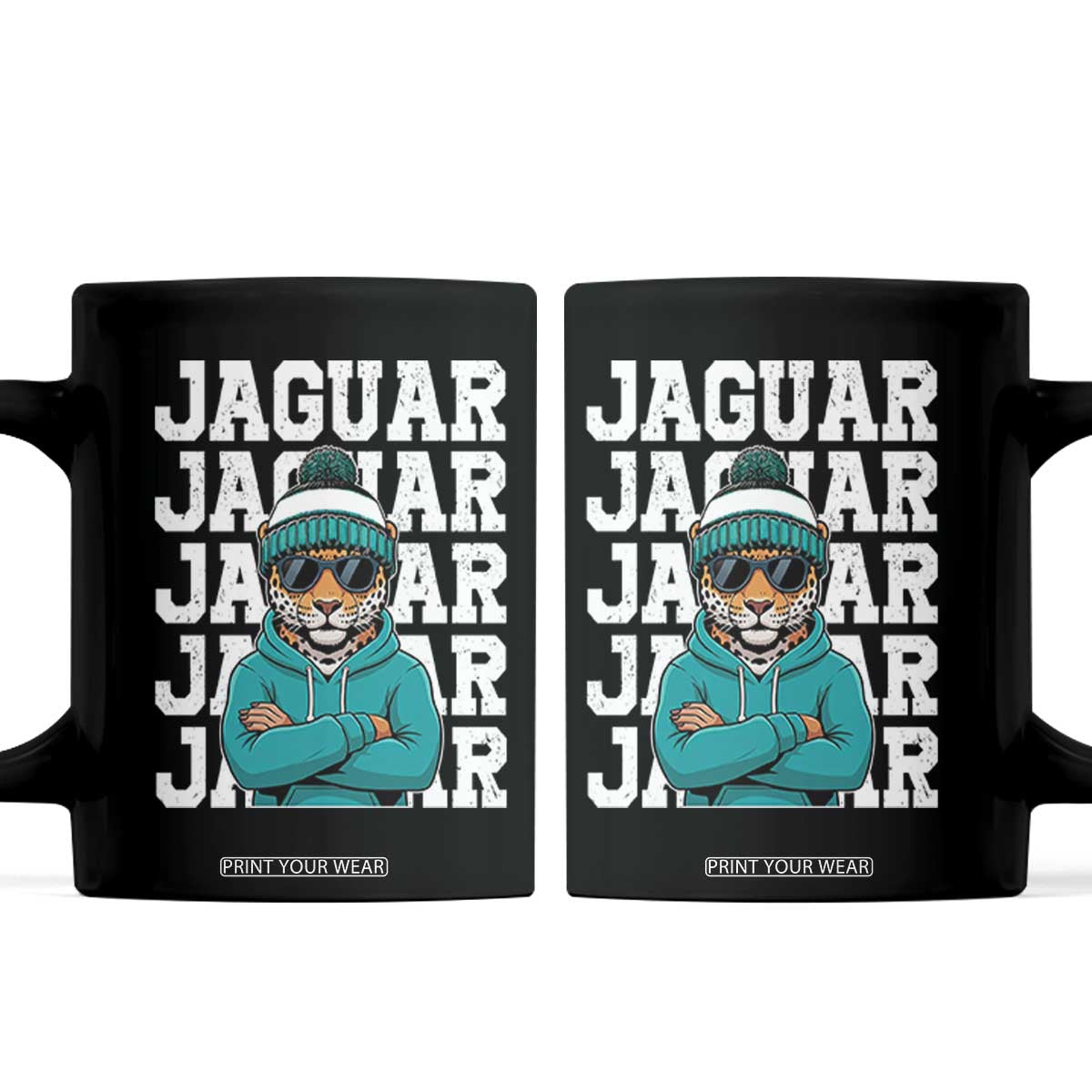 Jaguar Lover Coffee Mug JJF Football Fan Game Day TS11 Black Print Your Wear