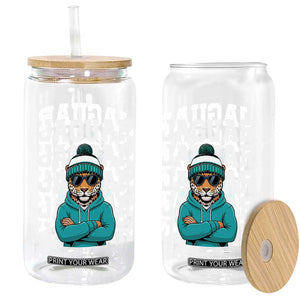 Jaguar Lover Glass Can JJF Football Fan Game Day TS11 Print Your Wear