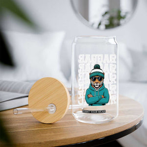 Jaguar Lover Glass Can JJF Football Fan Game Day TS11 Print Your Wear