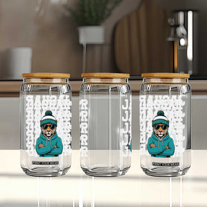 Jaguar Lover Glass Can JJF Football Fan Game Day TS11 Print Your Wear