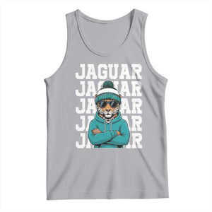 Jaguar Lover Tank Top JJF Football Fan Game Day TS11 Athletic Heather Print Your Wear