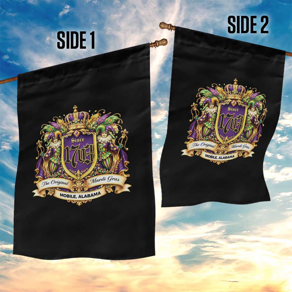 The Original Mardi Gras Mobile Alabama Since 1703 Garden Flag Funny Carnival TS11 Print Your Wear