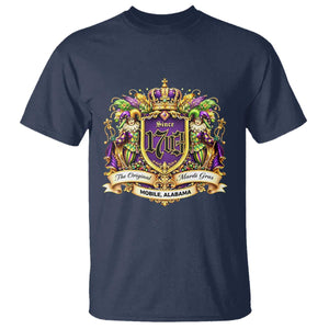The Original Mardi Gras T Shirt - Mobile Alabama Since 1703 Funny Carnival Pride Tee TS11 Navy Print Your Wear