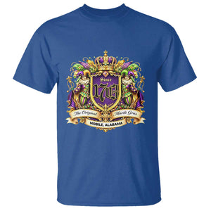 The Original Mardi Gras T Shirt - Mobile Alabama Since 1703 Funny Carnival Pride Tee TS11 Royal Blue Print Your Wear