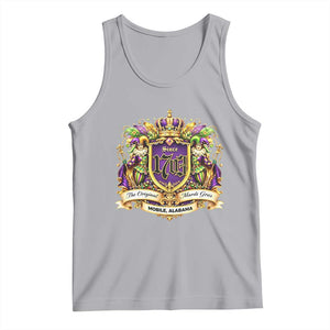 The Original Mardi Gras Mobile Alabama Since 1703 Tank Top Funny Carnival TS11 Athletic Heather Print Your Wear