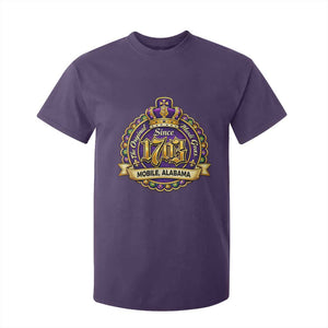 The Original Mardi Gras Mobile Alabama Since 1703 T Shirt For Kid TS11 Purple Print Your Wear