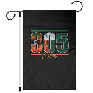 305 Miami Garden Flag Area Code Florida FL Vintage Palm Trees TS11 Black Print Your Wear