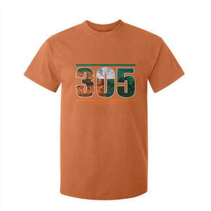 305 Miami T Shirt For Kid Area Code Florida FL Vintage Palm Trees TS11 Orange Print Your Wear