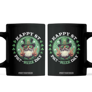 Happy St Pat Rizz Day Coffee Mug Leprechaun St Patrick's Day Shamrock TS11 Black Print Your Wear