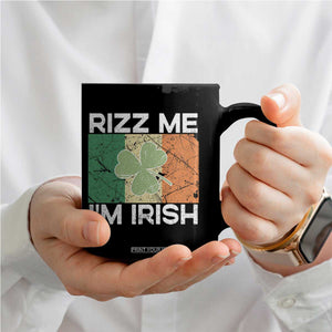 Funny St Patrick's Day Rizz Me I'm Irish Coffee Mug Shamrock Ireland Flag TS11 Print Your Wear