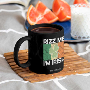 Funny St Patrick's Day Rizz Me I'm Irish Coffee Mug Shamrock Ireland Flag TS11 Print Your Wear