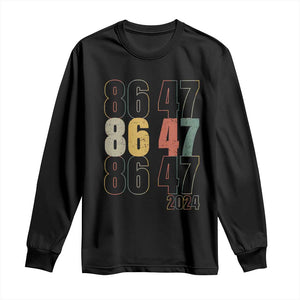 Funny Vintage 80s Style 86 47 2024 Retro Long Sleeve Shirt TS11 Black Print Your Wear