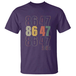 Funny Vintage 80s Style 86 47 2024 Retro T Shirt TS11 Purple Print Your Wear