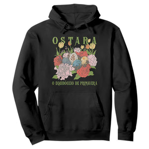 Ostara Eostre Easter Day Hoodie O Equinoccio De Primavera Eggs Flowers TS11 Black Print Your Wear